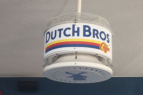 Dutch Bros Mist Fan System