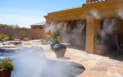 How High-Pressure Misting Systems Keep Arizona Patios Cool
