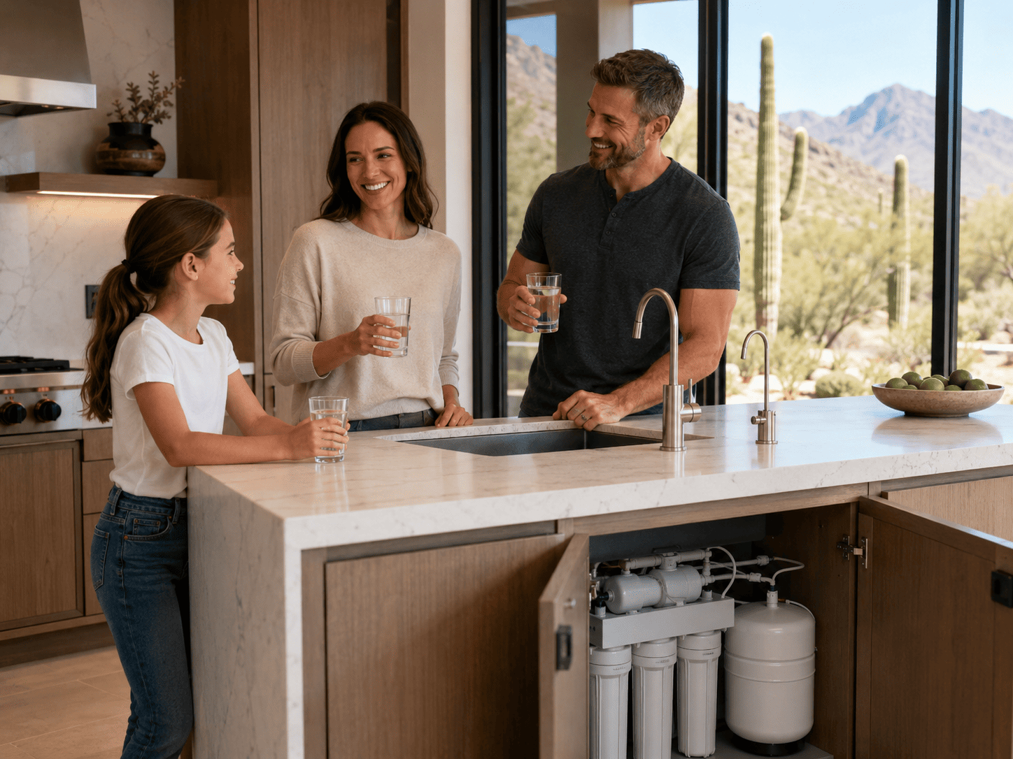 Reverse osmosis drinking water system